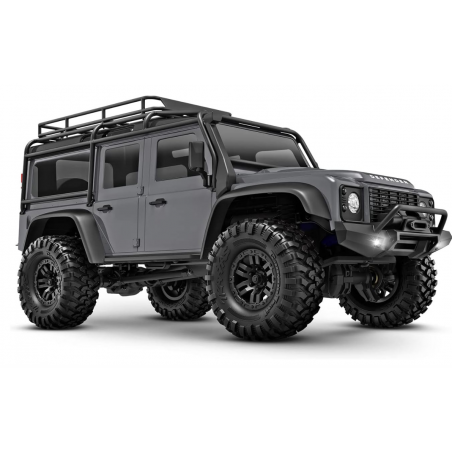 TRAXXAS TRX-4M 1/18 LD Land Rover Defender Scale Crawler argenté avec Batterie/Chargeur 4WD RTR